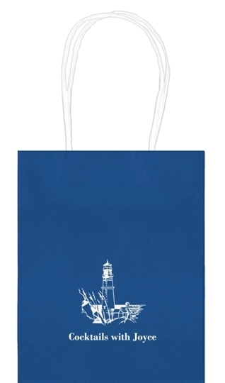 Nautical Lighthouse Mini Twisted Handled Bags